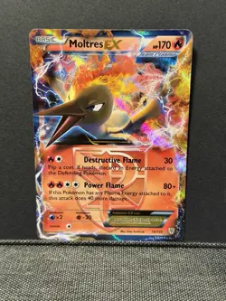 Pokemon TCG Moltres EX (Team Plasma) #14/135 Plasma Storm - LP - Image 1