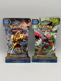 2x Pokemon XY Breakpoint Sleeved Booster Pack Sealed - Image 1