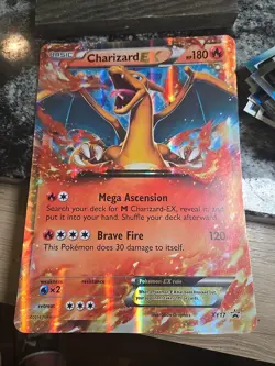 Pokemon TCG Cards Charizard EX XY17 Promo Holo EXC (Jumbo Size) - Image 1