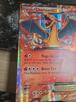 Pokemon TCG Cards Charizard EX XY17 Promo Holo EXC (Jumbo Size) - Image 2