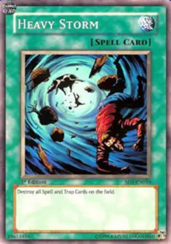 Yugioh! HP Heavy Storm - SD2-EN019 - Common - 1st Edition Heavily Played, Englis - Image 1