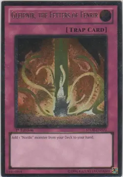 Yugioh! HP Gleipnir, the Fetters of Fenrir - STOR-EN073 - Ultimate Rare - 1st Ed - Image 1