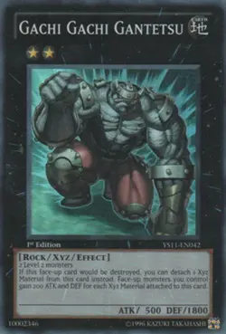 Yugioh! HP Gachi Gachi Gantetsu - YS11-EN042 - Super Rare - 1st Edition Heavily - Image 1
