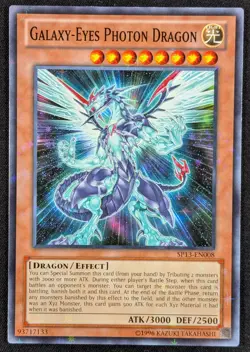 Galaxy Eyes Photon Dragon 1996 Starfoil Rare Yugioh Card SP13-EN008 (NM) - Image 1