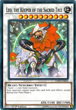 Yugioh! HP Leo, the Keeper of the Sacred Tree - LEHD-ENB33 - Common - 1st Editio - Image 1