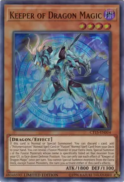 Yugioh! HP Keeper of Dragon Magic - CT15-EN004 - Ultra Rare - Limited Edition He - Image 1