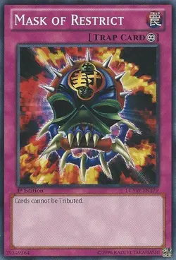 Yugioh! HP Mask of Restrict - LCYW-EN179 - Common - 1st Edition Heavily Played, - Image 1