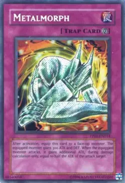 Yugioh! HP Metalmorph - PP01-EN014 - Secret Rare - Unlimited Edition Heavily Pla - Image 1