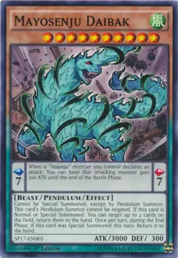 Yugioh! HP Mayosenju Daibak - SP17-EN003 - Common - 1st Edition Heavily Played, - Image 1