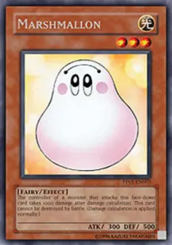 Yugioh! HP Marshmallon - PP01-EN003 - Secret Rare - Unlimited Edition Heavily Pl - Image 1