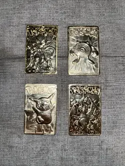 1999 Burger King Gold-Plated Pokemon Cards - Set of 4 - Image 1