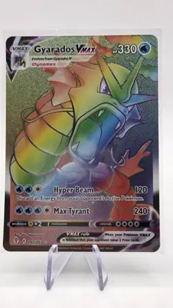 Pokemon Gyarados VMAX TCG Secret Card 207/203 SWSH: Evolving Skies Rainbow - Image 1