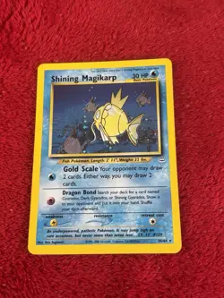 Shining Magikarp 66/64 Neo Revelation Holo Wotc Pokemon Card Lp Vintage - Image 5