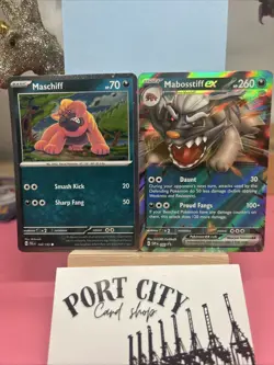 Mabosstiff ex Pokemon • Promo • 086 Scarlet & Violet Promo w/ bonus card - Image 1