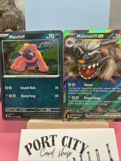 Mabosstiff ex Pokemon • Promo • 086 Scarlet & Violet Promo w/ bonus card - Image 2