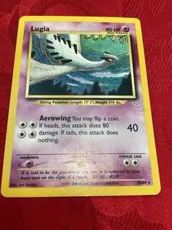 Pokemon Neo Revelation Lugia Card 20/64 Regular Non-Holo Rare - Image 1