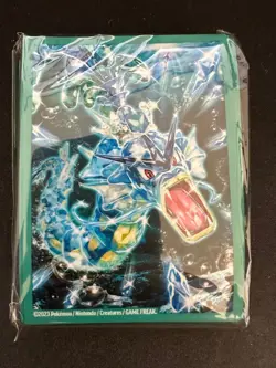 Gyarados EX Premium Collection Card Sleeves ONLY (New, sealed) - Image 1