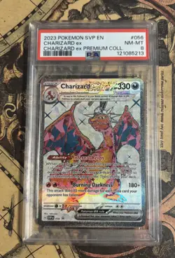 Charizard EX Black Star Promo #SVP 56 PSA 8 - Premium Collection Pokemon Card - Image 1