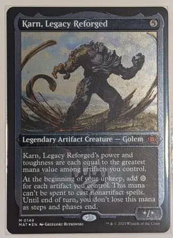 MTG English Karn, Legacy Reforged (Foil Etched) NM Foil - Image 1