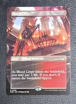 Blood Crypt (Borderless) Ravnica Remastered Regular MTG NM Magic Card - Image 1