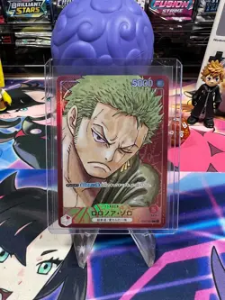 Roronoa Zoro Parallel OP01-001 ROMANCE DAWN Japanese One Piece Card Game - Image 1