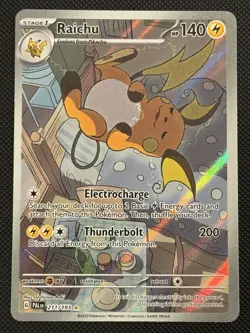Pokemon TCG Raichu Card 211/193 Paldea Evolved Illustration RareHolo, MINT - Image 1