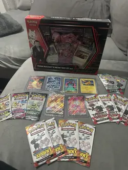 Pokemon Team Rockets Mewtwo Ex Box Bundle/cards And Fun Packs New Sealed - Image 1