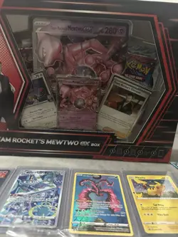 Pokemon Team Rockets Mewtwo Ex Box Bundle/cards And Fun Packs New Sealed - Image 2