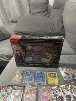 Pokemon Team Rockets Mewtwo Ex Box Bundle/cards And Fun Packs New Sealed - Image 3