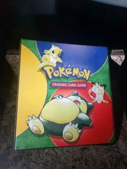 Vintage 1999 Pokemon Trading Card Wizards Of The Coast Ultra Pro 3-Ring Binder - Image 1