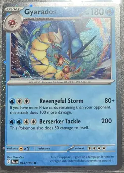 Gyarados - (Cosmo Holo) Promo Miscellaneous Cards & Products 043/193 NM - Image 1