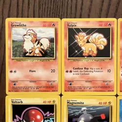 Pokemon Base Set Lot Of 12 Cards (1999) NM - Image 3