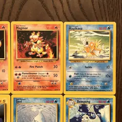 Pokemon Base Set Lot Of 12 Cards (1999) NM - Image 4