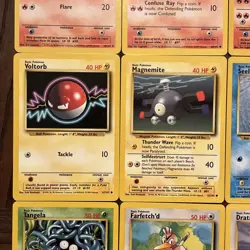 Pokemon Base Set Lot Of 12 Cards (1999) NM - Image 5