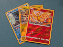Moltres Zapdos Articuno Reverse Holo SM-Team Up Card Collection Set of 3 NM-LP - Image 1