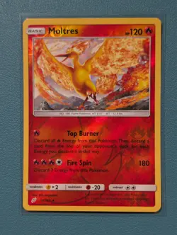 Moltres Zapdos Articuno Reverse Holo SM-Team Up Card Collection Set of 3 NM-LP - Image 2