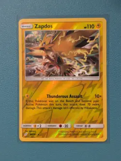 Moltres Zapdos Articuno Reverse Holo SM-Team Up Card Collection Set of 3 NM-LP - Image 4