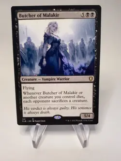 ALTERED - Butcher of Malakir English MTG - WAIFU Layered with vinyl - Image 1
