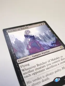 ALTERED - Butcher of Malakir English MTG - WAIFU Layered with vinyl - Image 3