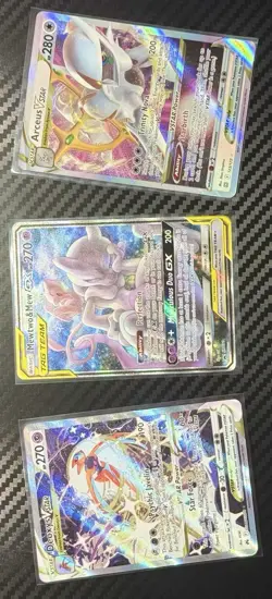 Pokemon • LP Mew/Mewtwo Tag Team Promo, Arceus + Deoxys • 100x LP-HP Bulk Cards - Image 1