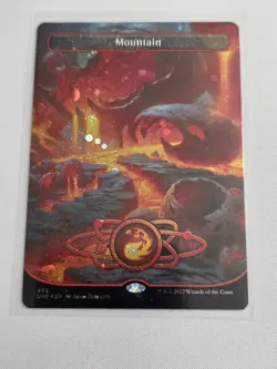 5 Unfinity Planetary Galaxy FOIL Borderless Land EDH Magic the Gathering MTG - Image 4