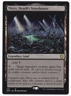 Magic The Gathering Dominaria United Commander #233 Shizo, Death's Storehouse - Image 1
