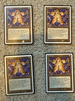 4x The Rack 4th Edition MTG Magic The Gathering English Regular LP Playset - Image 1