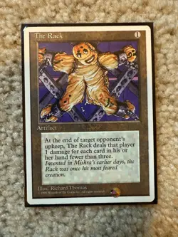 4x The Rack 4th Edition MTG Magic The Gathering English Regular LP Playset - Image 2