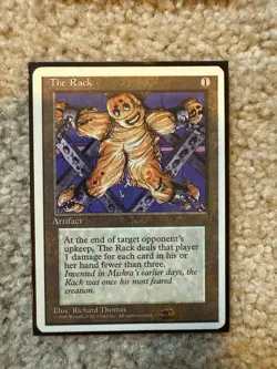 4x The Rack 4th Edition MTG Magic The Gathering English Regular LP Playset - Image 3