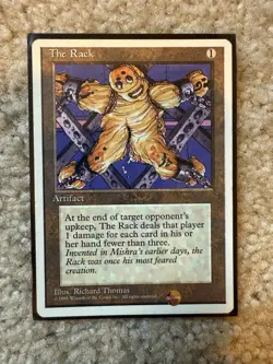 4x The Rack 4th Edition MTG Magic The Gathering English Regular LP Playset - Image 4