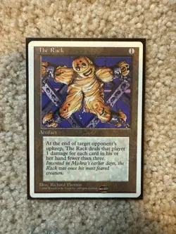 4x The Rack 4th Edition MTG Magic The Gathering English Regular LP Playset - Image 5