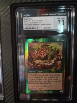 Protean Hulk Ravnica Remastered Foil Serialized 276/500 CGC Gem 10 Pop1 of 1! - Image 1