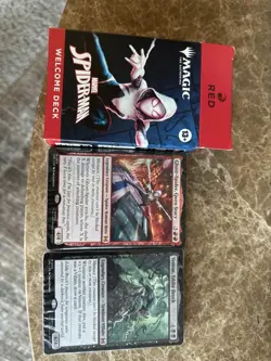 Magic: The Gathering Marvel Spider-Man Welcome Deck Red Spider Gwen Sealed - Image 1