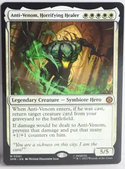 Anti-Venom, Horrifying Healer [New, Near Mint] Mythic Rare {Spider-man MTG} - Image 1